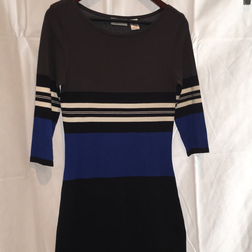 Allison Brittney 3/4 Sleeve Sweater Dress | Size S